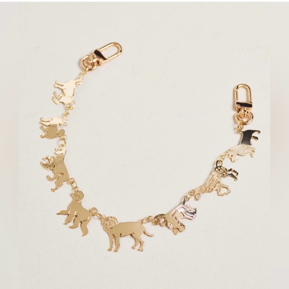 NWT Anthropologie Dog Chain Bag Charm 🐶 - Picture 2 of 5